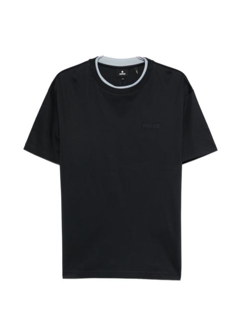 contrast crewneck T-shirt