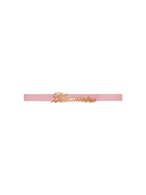 Pink Logo Belt