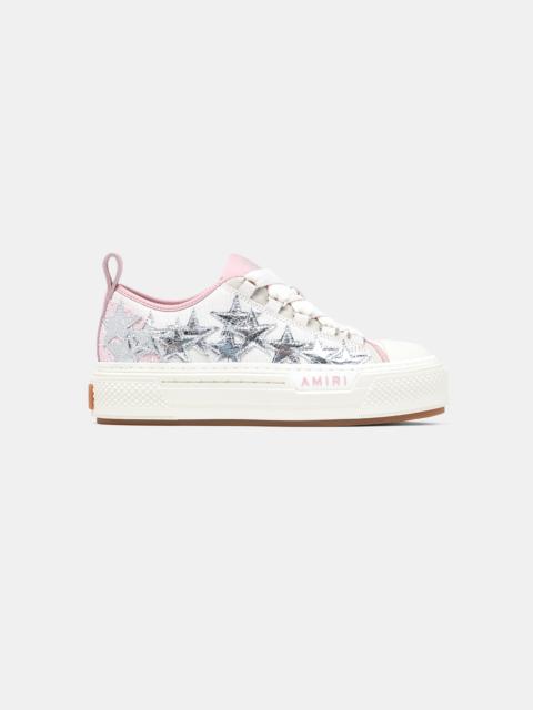 WOMEN'S METALLIC STARS COURT LOW