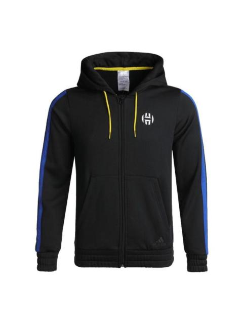 adidas Hrdn Fleece Fz Sports Jacket Black GP7619