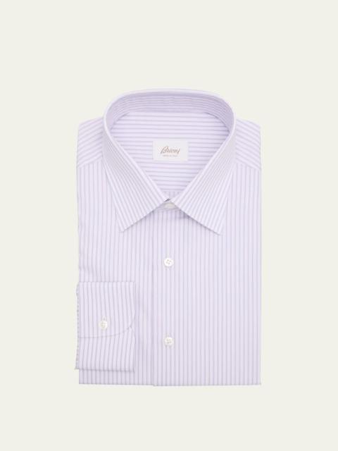 Men's Cotton Stripe Dress Shirt