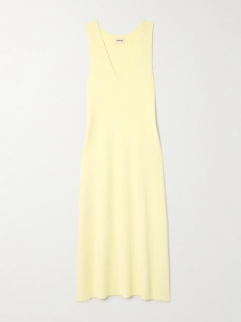 Keran Stretch-knit Midi Dress