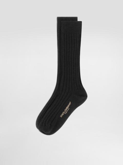 Ribbedwool socks