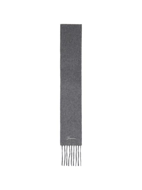 Gray 'The Tailleur Fine' Scarf