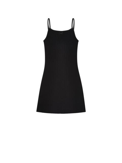 The Picot Dress Black