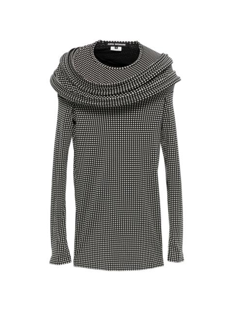 Junya Watanabe Ruffled Polka Dot Top