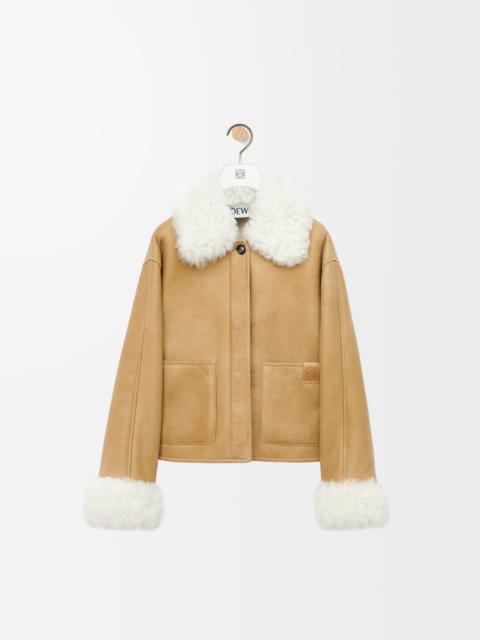 Jacket in shearling