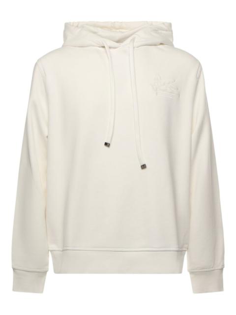 Pegaso-embroidered hoodie