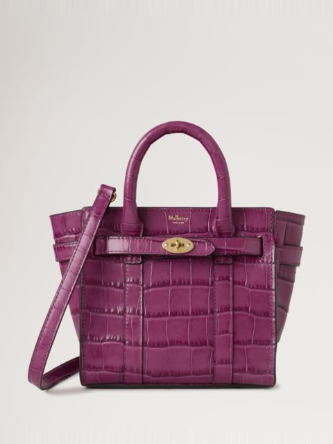 Micro Zipped Bayswater
Orchid Bloom Shiny Small Croc