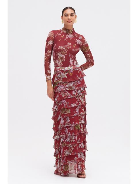 DELICATA FLUTTER MAXI SKIRT