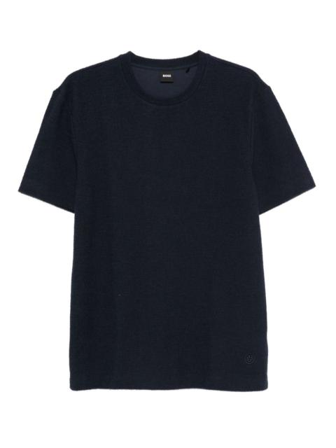 textured cotton T-shirt