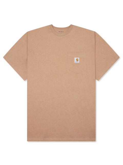 S/S POCKET T-SHIRT - PEANUT