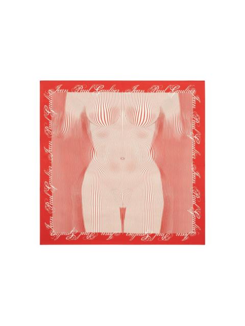 pinstripe body morphing scarf