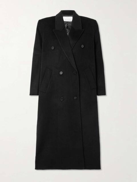 Gaia double-breasted wool-blend coat