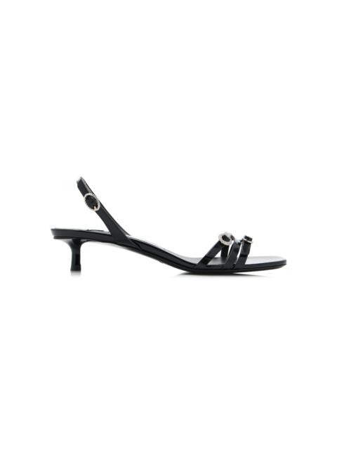 Kaira Patent Leather Sandals black