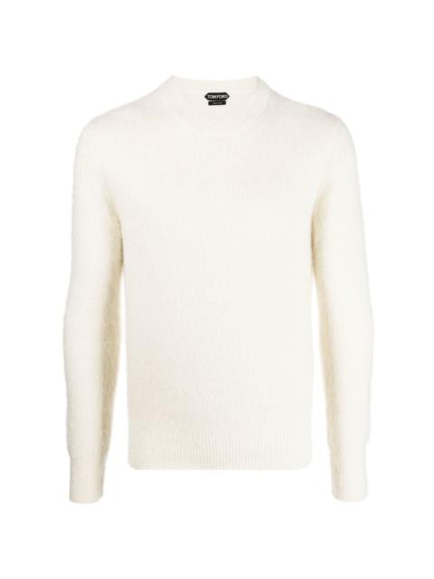 crew-neck wool jumper
