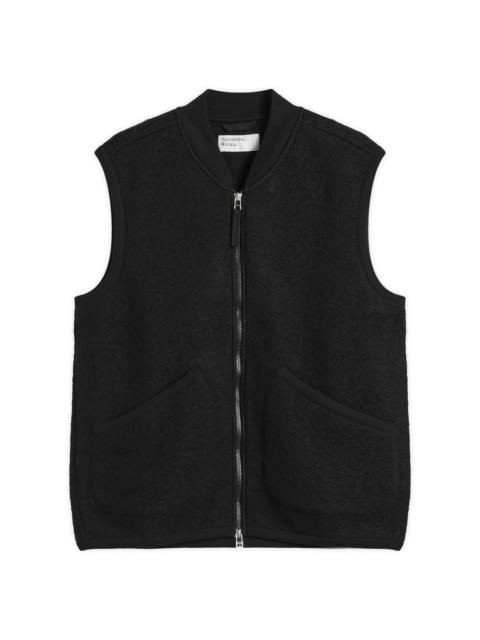 Universal Works Wool Fleece Zip Waistcoat