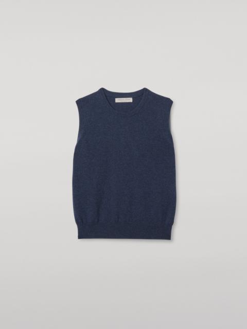 Iris Navy Classic Cashmere Tank