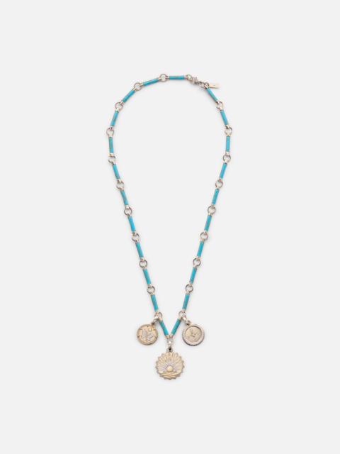 New Beginnings 18kt gold necklace with diamonds