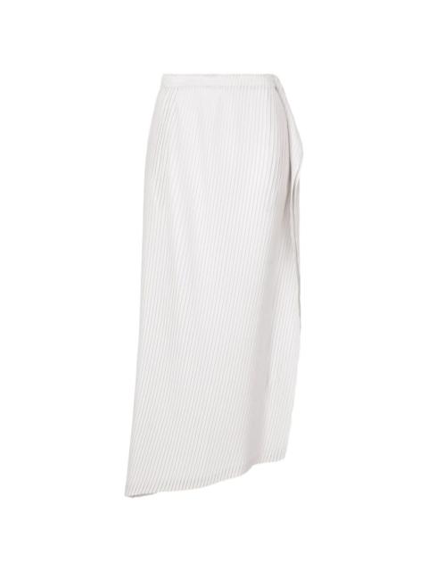 Shadow Study pleated maxi skirt