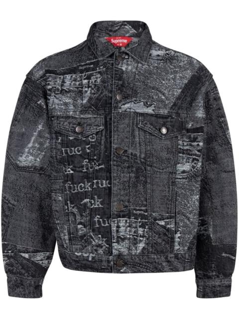 Archive denim trucker jacket