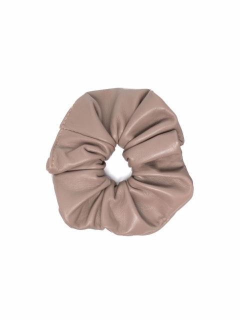 leather scrunchie hairband