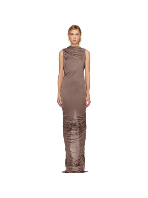 Taupe Concordians Eva Maxi Dress