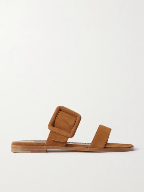 Tituba Buckled Suede Sandals