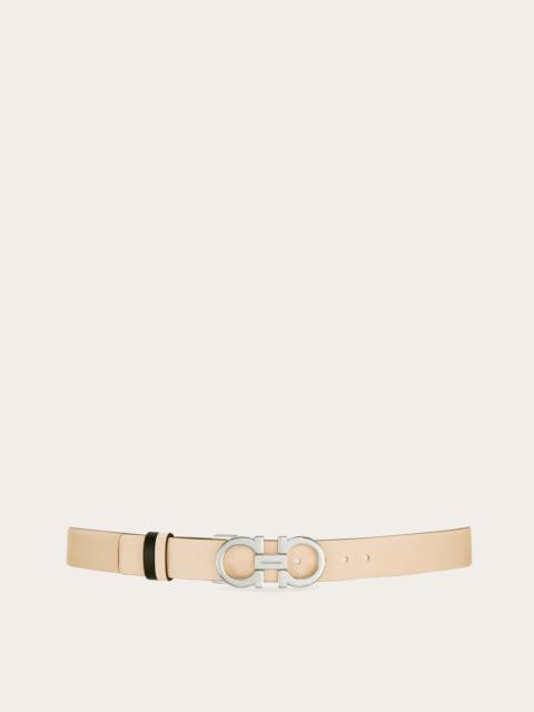Reversible and adjustable Gancini belt