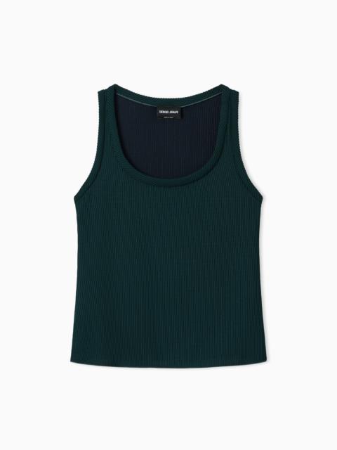 ASV RIBBED VISCOSE TOP