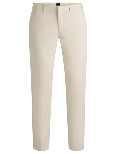 SLIM-FIT CHINOS IN STRETCH-COTTON GABARDINE