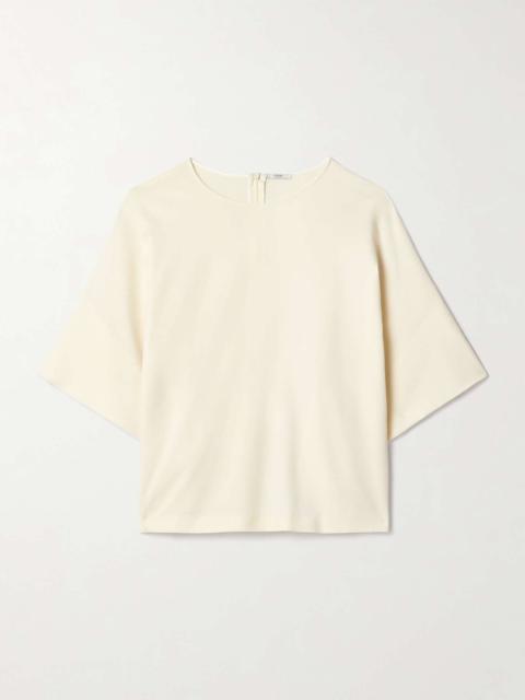 Tenley wool-blend top Off-white