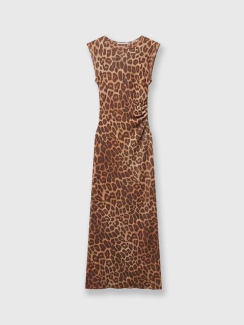 Leopard Sleeveless Maxi Dress