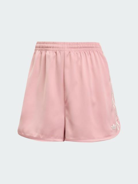 adidas Originals Satin Shorts Ruffle 3-Stripes