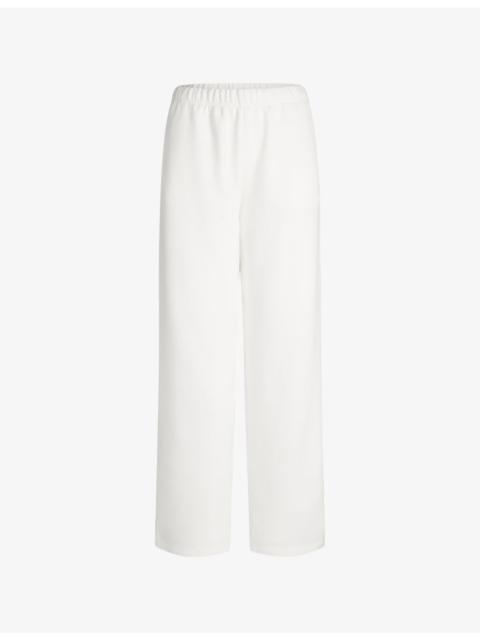 Classic Straight-Leg Cotton-Fleece Trousers