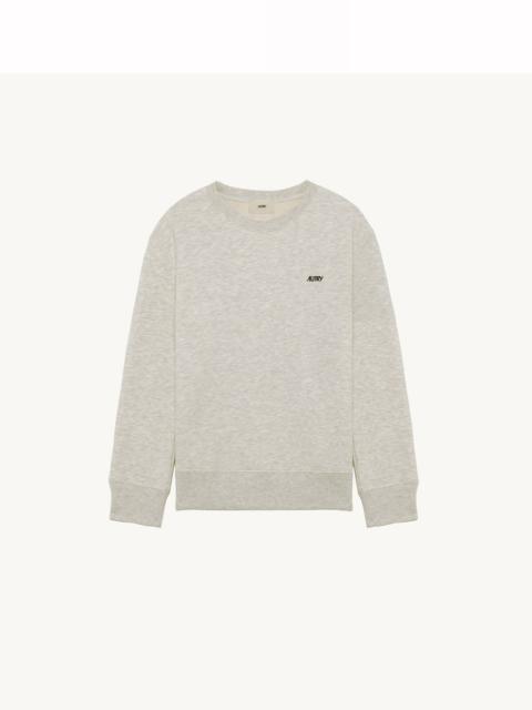 EMBROIDERED AUTRY LOGO CREWNECK SWEATSHIRT WOMAN