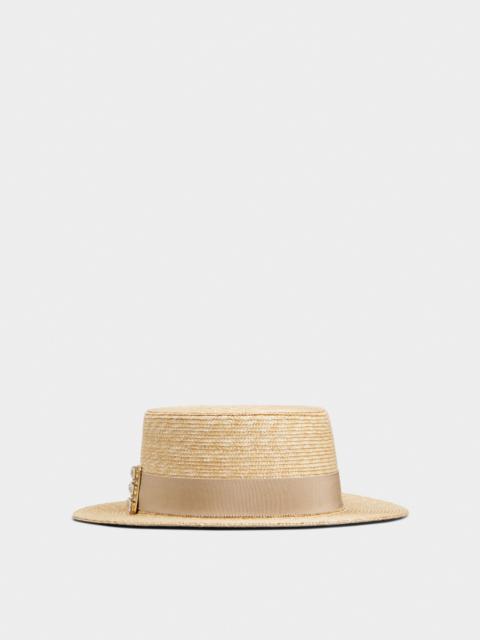 Très Vivier Hat in raffia