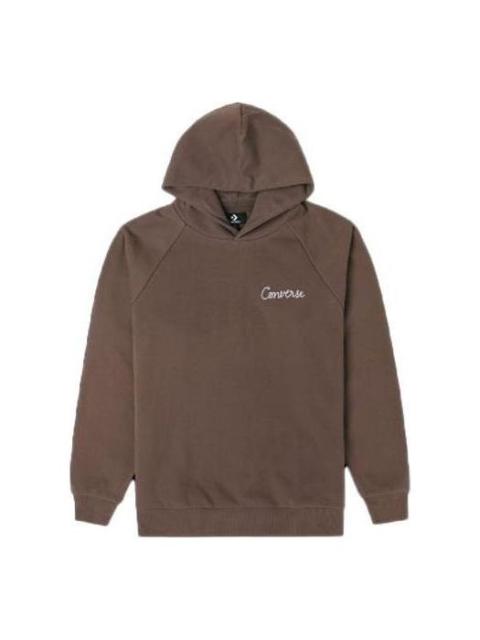Converse Raglan Elevated Hoodie 'Brown' 10024580-A03
