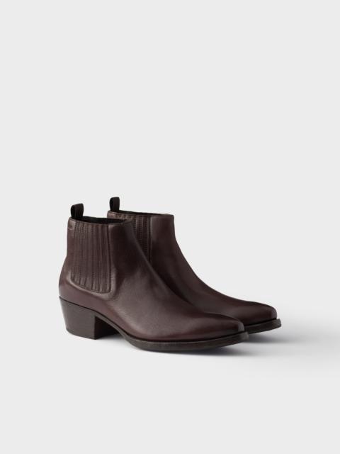 Leather Chelsea boots