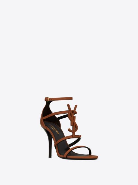 cassandra sandals in smooth vegetable-tanned leather