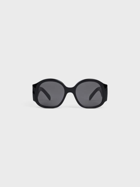 CL40305U Triomphe XL 02 Sunglasses in Acetate