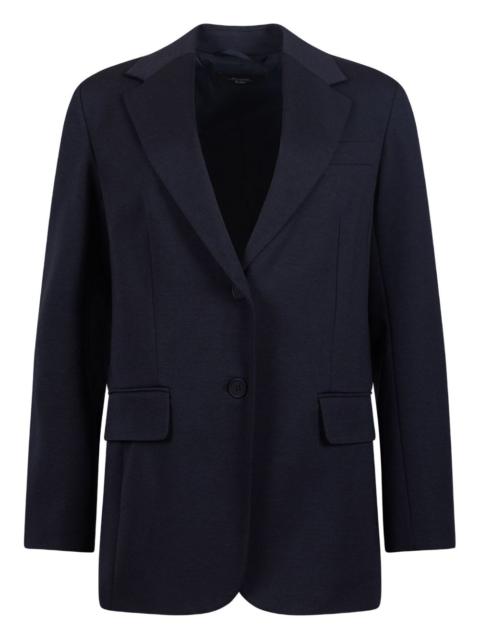 peak lapel two-button blazer