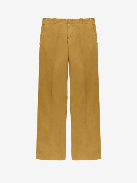 Low-Waisted Chino Trousers