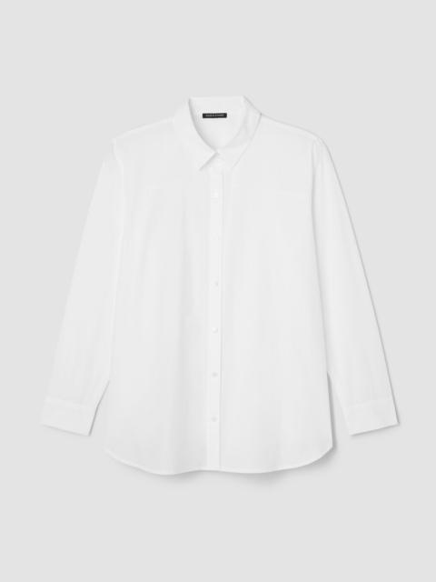 Organic Cotton Poplin Classic Collar Shirt
