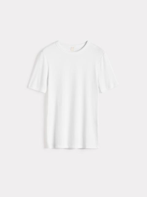 Classic rib tee white