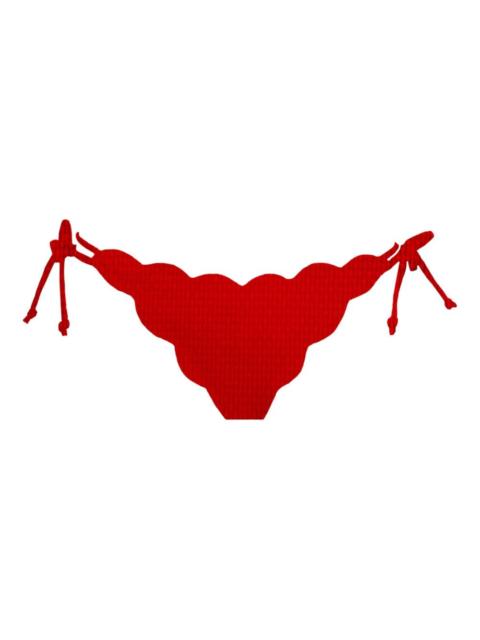 Mott scalloped-trim bikini bottoms