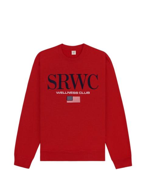 embroidered crew-neck sweatshirt