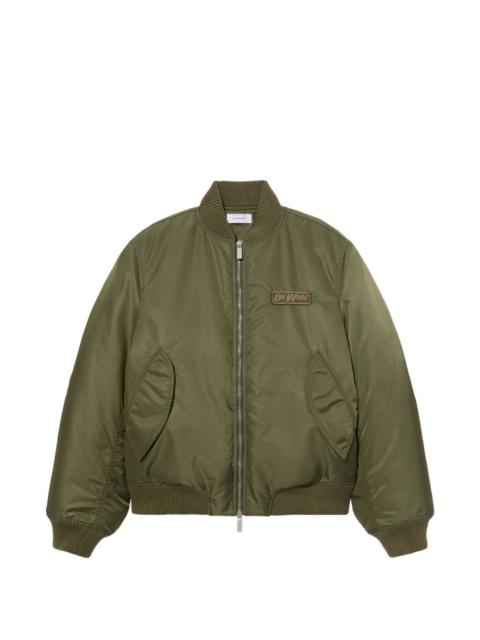 embroidered bomber jacket