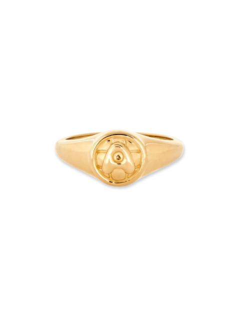 Puff Puff Button Initial Ring