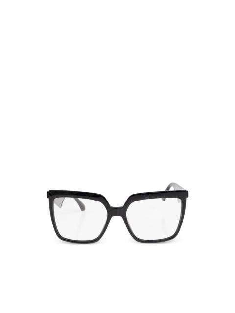 rectangle-frame glasses